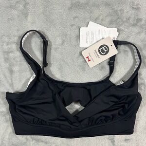 Bravado Designs Ballet Nursing Bra Women Small Black 1260VBA Wire-Free Crossover